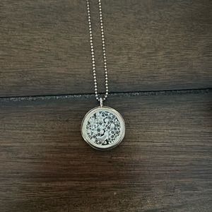 Moon and Stars Silver Necklace